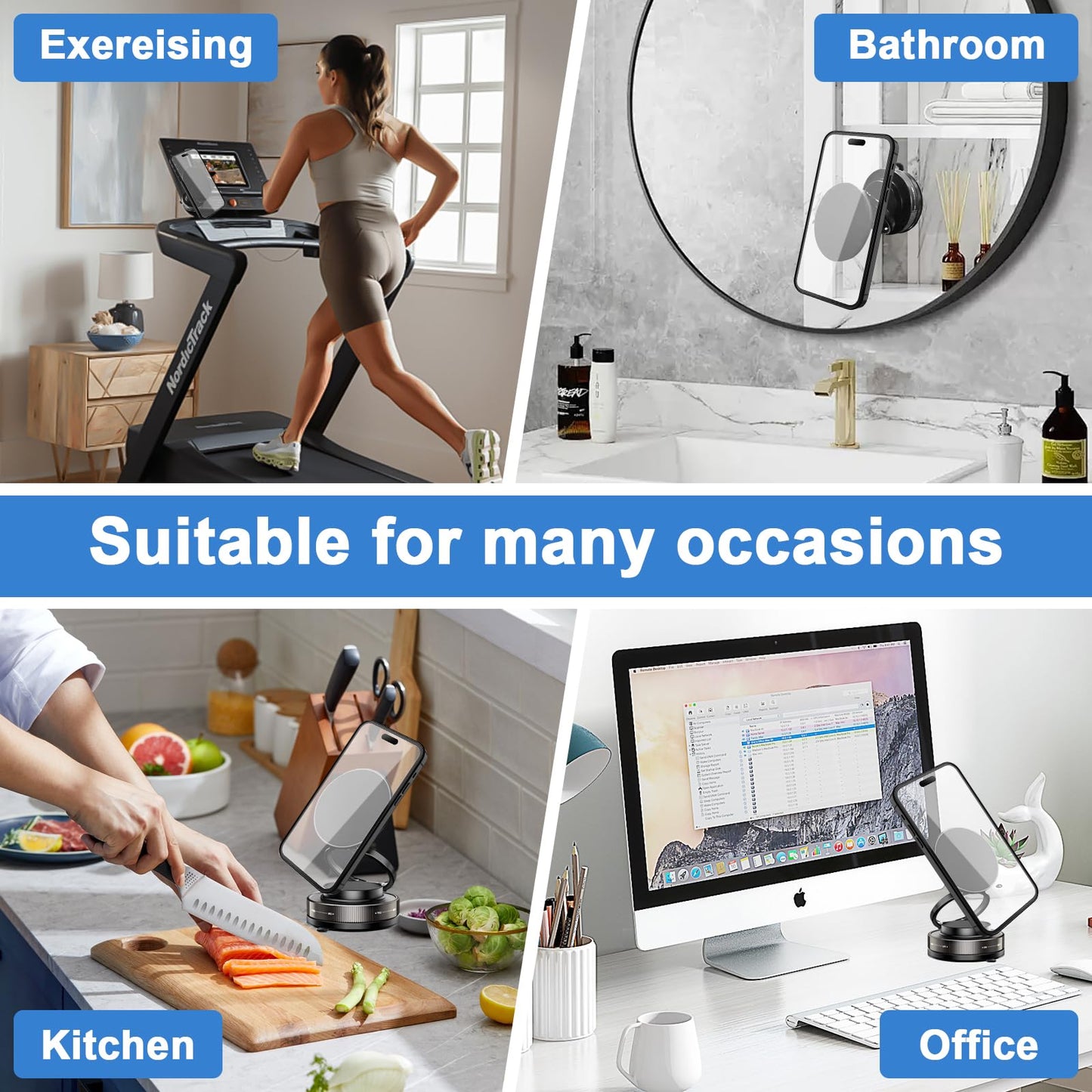 Vacuum Suction Magnetic Bracket