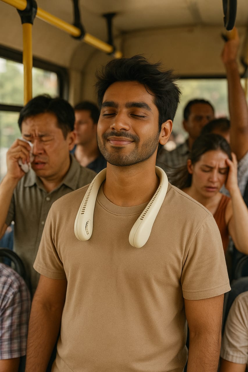 Portable Bladeless Rechargeable Neck Fan